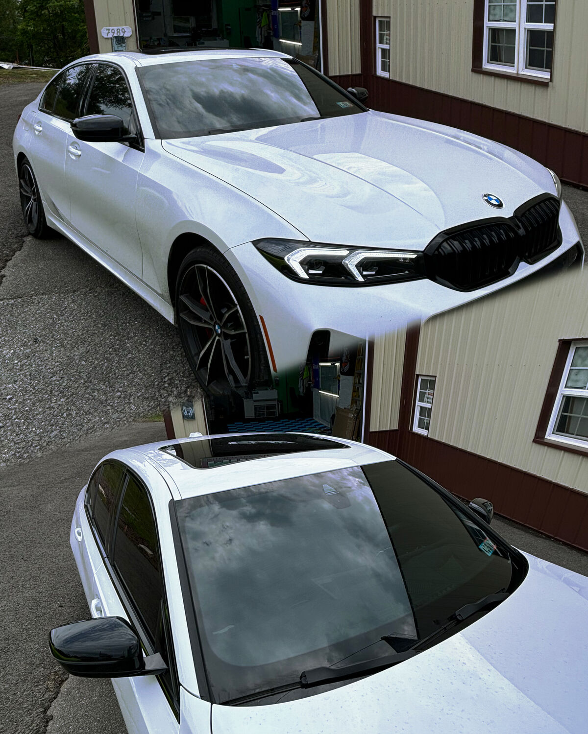 BMW 330i windows tinted 35% by Mint Window Tint in Pittsburgh, PA