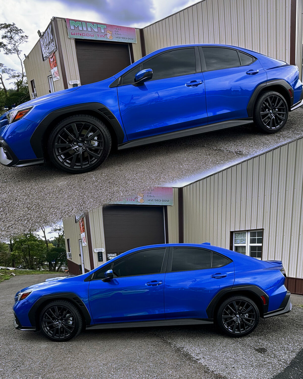 Subaru WRX Car window tinted in Pittsburgh at Mint Window Tint