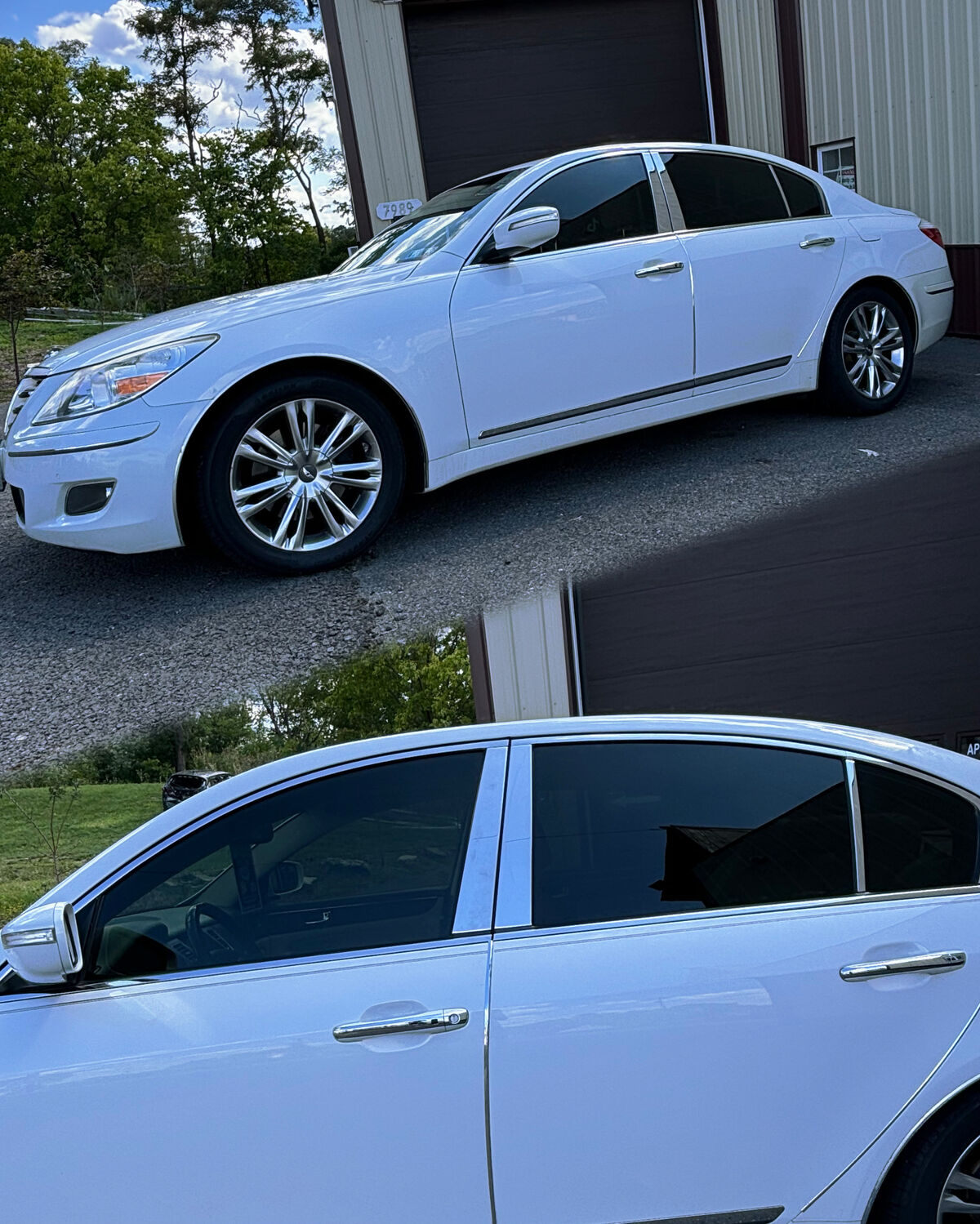 Hyundai Genesis windows tinted 35% by Mint Window Tint in Pittsburgh, PA