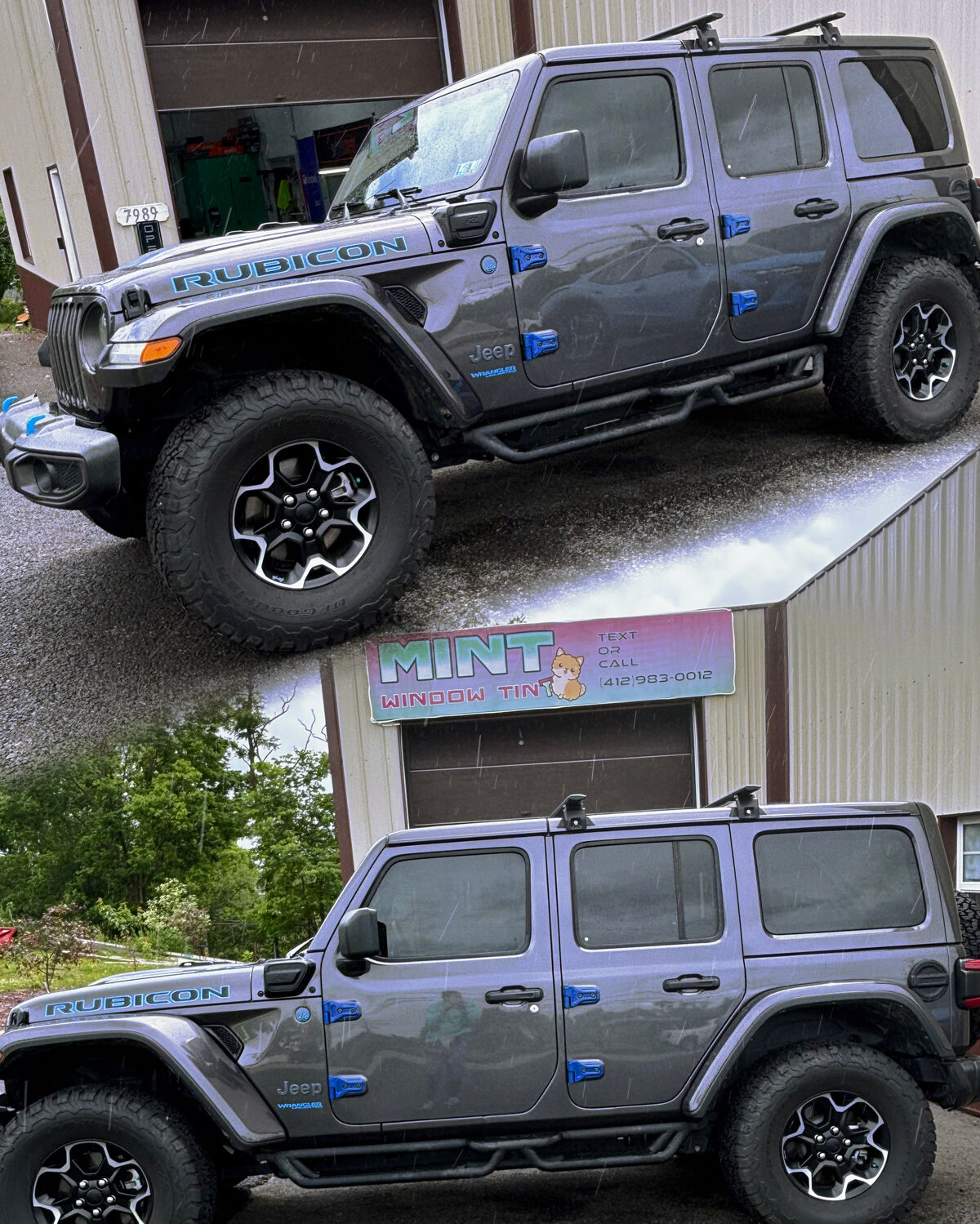 2024 Jeep Wrangler windows tinted 20% by Mint Window Tint in Pittsburgh, PA