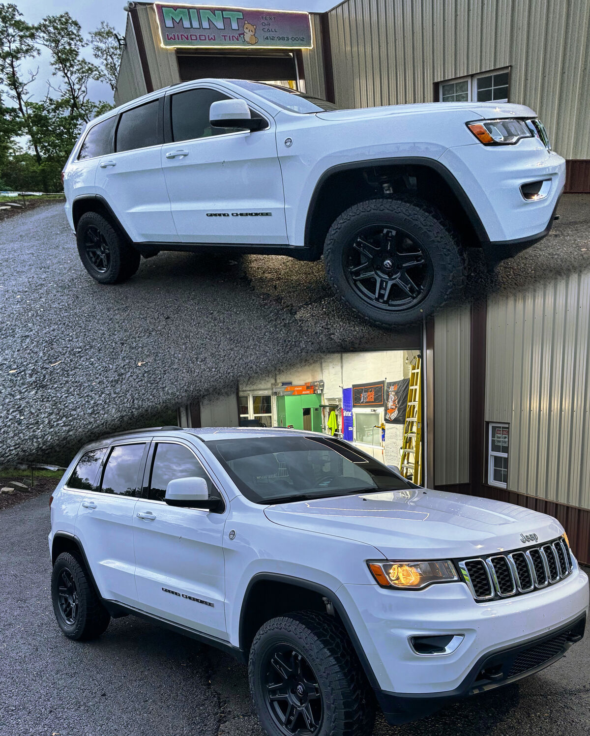 Jeep Grand Cherokee windows tinted 20% by Mint Window Tint in Pittsburgh, PA