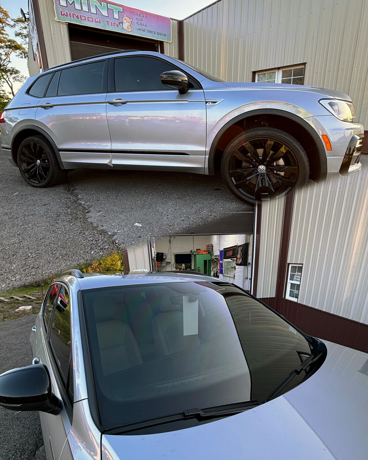 Volkswagen Tiguan windows tinted 50% by Mint Window Tint in Pittsburgh, PA